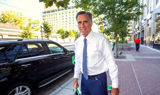 FILE: Sen. Mitt Romney, R-Utah, Aug. 19, 2019. (Scott G. Winterton, Deseret News)...