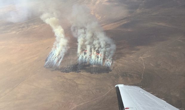 The Neck Fire has burned an estimated 3,500 acres in Iron County. (Utah Fire Info/Twitter)...