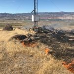 The Hepplers Fire has burned 50-to-75 acres near Richfield. (Utah Fire Info/Twitter)