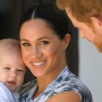 CAPE TOWN, SOUTH AFRICA - SEPTEMBER 25: Prince Harry, Duke of Sussex and Meghan, Duchess of Sussex and their baby son Archie Mountbatten-Windsor at a meeting with Archbishop Desmond Tutu at the Desmond & Leah Tutu Legacy Foundation during their royal tour of South Africa on September 25, 2019 in Cape Town, South Africa. (Photo by Toby Melville - Pool/Getty Images)