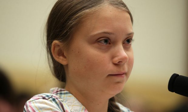 Greta Thunberg testifies during a House Foreign Affairs Committee Europe, Eurasia, Energy and the E...