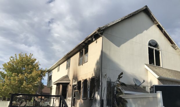 House fire in Draper on Sept. 2, 2019....