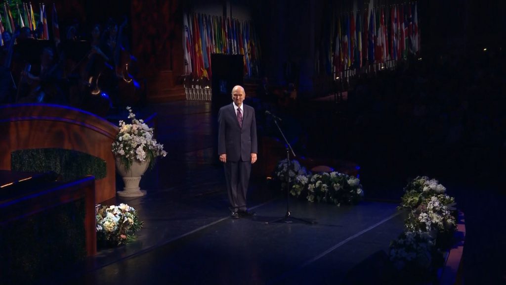 Thousands Fill Conference Center to Celebrate Church President Russell M. Nelson's  95th Birthday