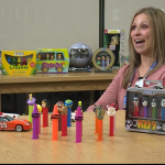 Kimberly Navratil is the attendance secretary at Oquirrh Hills Middle School. Students call her the PEZ Queen.