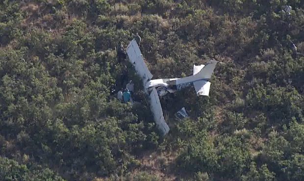 Crews respond after a single-engine aircraft crashed in Morgan County on Sept. 5, 2019 (Photo: Chop...