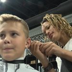  Jayden says he's actually a bit of a veteran at cutting hair — he's been doing it since he was seven.