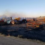 The Covered Wagon Fire burned eight acres in Iron County. (Courtesy Utah Division of Forestry, Fire and State Lands)