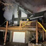 Crews responded to a chimney fire in Timer Lakes on Oct. 20, 2019. When they arrived, the home was fully engulfed. (Photo: Wasatch County Fire)