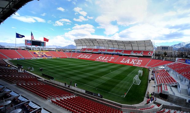 FILE: SANDY, UT - MARCH 12: General view of Rio Tinto Stadium before the Seattle Sounders play Real...