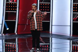 James Violet on "The Voice" (Photo by: Justin Lubin/NBC)
