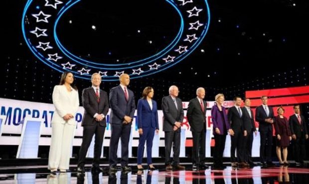 The party's fourth presidential debate, hosted by CNN and The New York Times, showcased the shiftin...