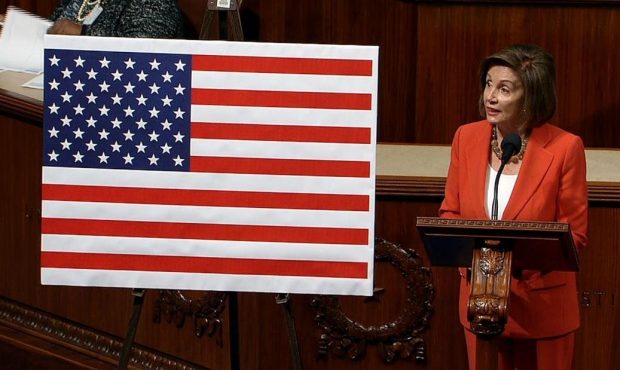 Speaker of the House Nancy spoke this morning about the upcoming vote to formalize impeachment inve...