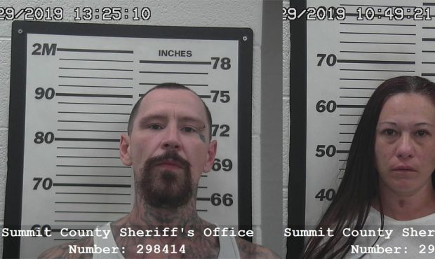 Steven White and Amber Lands. (Courtesy Summit County Jail)...