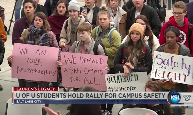 U Of U Students Rally For Increased Campus Safety