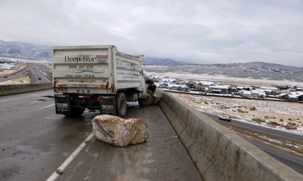 One person died after a dump truck crashed in Summit County on Nov. 21, 2019. (Photo: Utah Highway ...