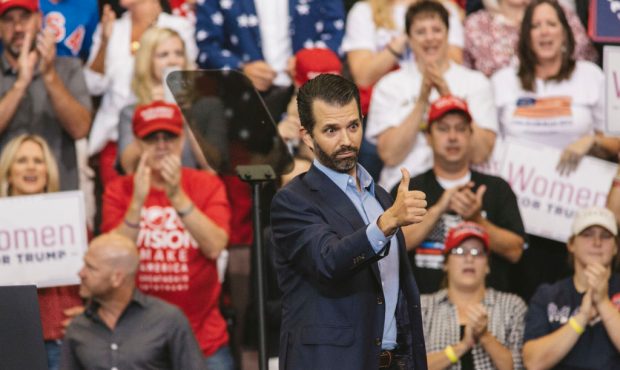 FILE: Donald Trump Jr. (Photo by Andrew Spear/Getty Images)...