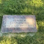 Howard Stephenson grave marker 