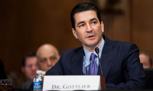 FILE: FDA Commissioner-designate Scott Gottlieb testifies during a Senate Health, Education, Labor ...