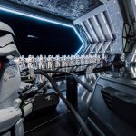 Disney guests will traverse the corridors of a Star Destroyer and join an epic battle between the First Order and the Resistance, including a face-off with Kylo Ren. (Jason Farkas/CNN)