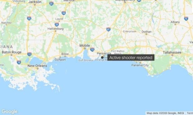 An active shooter situation is unfolding at the Naval Air Station in Pensacola, Florida, the Escamb...