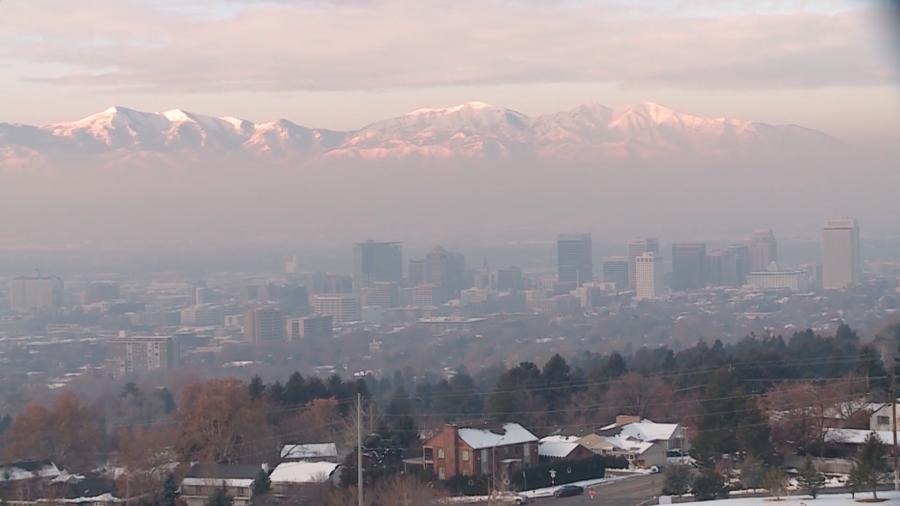 The Wasatch Front pollution...