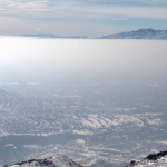 The Wasatch Front experienced its first "unhealthy for sensitive groups" air quality day of the season on Dec. 3, 2019, due to the inversion.