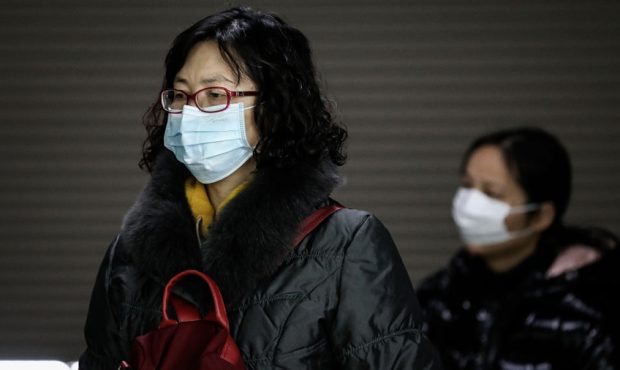 A women wears a mask while at the subway station on January 9, 2020 in Wuhan, Hubei Province, China...