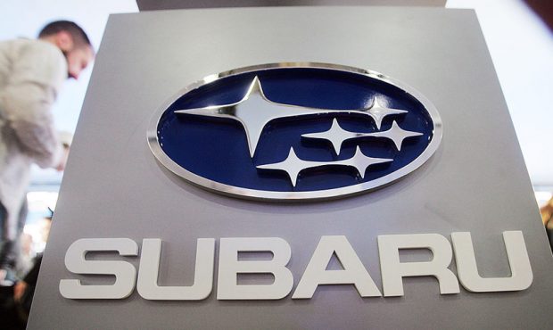 FILE: Subaru logo. (Photo by Mario Tama/Getty Images)...