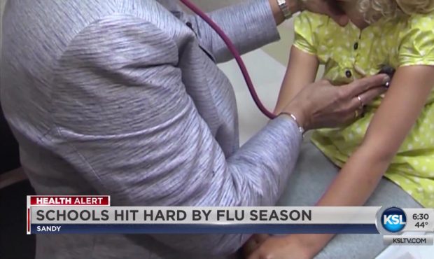 It's that time of year when many Utah kids are getting sick and one Utah school is being hit especi...