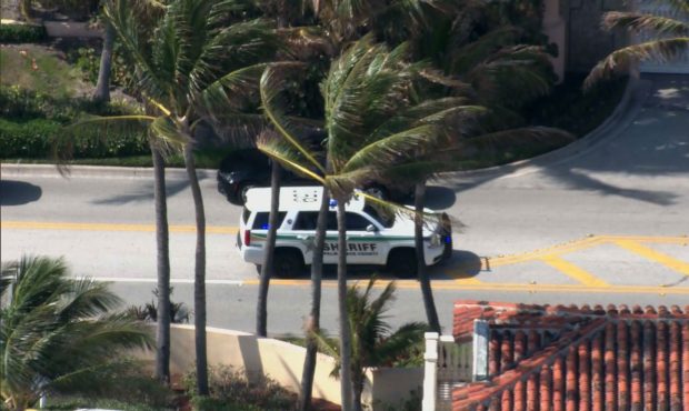 An SUV breached security checkpoints heading toward the main entrance of President Donald Trump's M...