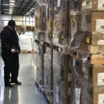 Warehouse workers load supplies as The Church of Jesus Christ of Latter-day Saints sends aid to China in Salt Lake City on Wednesday, Jan. 29, 2020.  (Derek Petersen, KSL TV)
