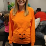During her pregnancy, Jaelyn Allen dressed her belly up as a pumpkin to still find ways to enjoy the experience of being pregnant.