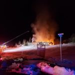 Crews respond to a house fire in Hobble Creek Canyon in Utah County on Feb. 21, 2020. (Photo: Springville City)