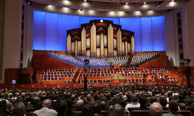 Members of the Church of Jesus Christ of Latter-Day Saints, church leaders and the Tabernacle Choir...