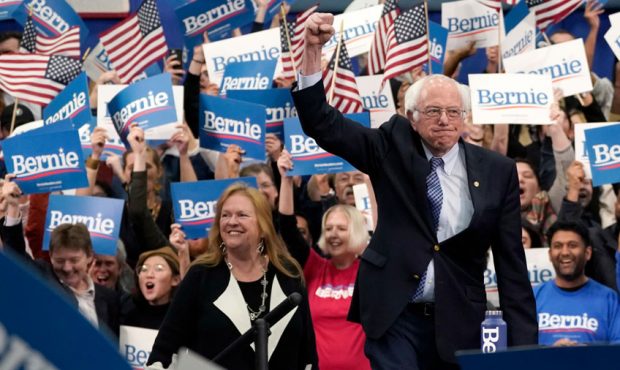 MANCHESTER, NEW HAMPSHIRE - FEBRUARY 11: Democratic presidential candidate Sen. Bernie Sanders (I-V...