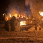Crews respond to a house fire in Hobble Creek Canyon in Utah County on Feb. 21, 2020. (Photo: Utah County Sheriff's Office)