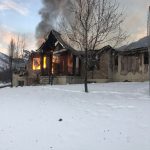 Crews respond to a house fire in Hobble Creek Canyon in Utah County on Feb. 21, 2020. (Photo: Utah County Sheriff's Office)