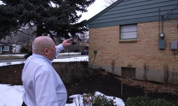 Salt Lake City resident Lynn Attwood worries about his unreinforced brick house, which was built in...