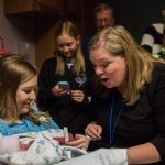 Amelia Hopkin, a licensed clinical social worker with the Angel Watch program, visited with the Allens in the home before Paetyn's birth and was there the day she was born.