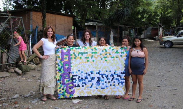 Courtney Kimball and her sister Kym Frey help women living in the slums of San Pedro Sula, Honduras...