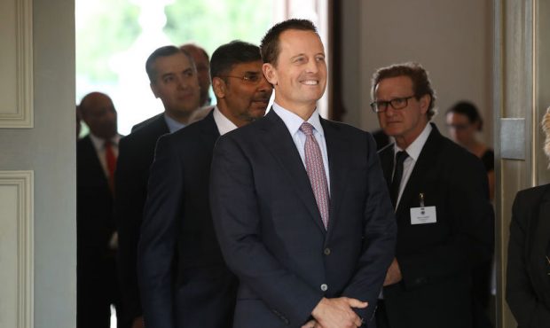 GRANSEE, GERMANY - JULY 06: U.S. Ambassador Richard Grenell attends a reception for the internaiton...