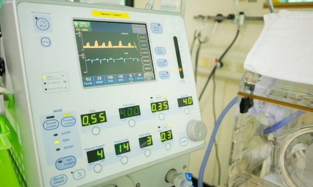 FILE: A mechanical ventilator. (Photo by Getty Images)...