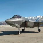 An F-35 from the Demonstration Team at Hill Air Force Base, Utah. (KSL TV)