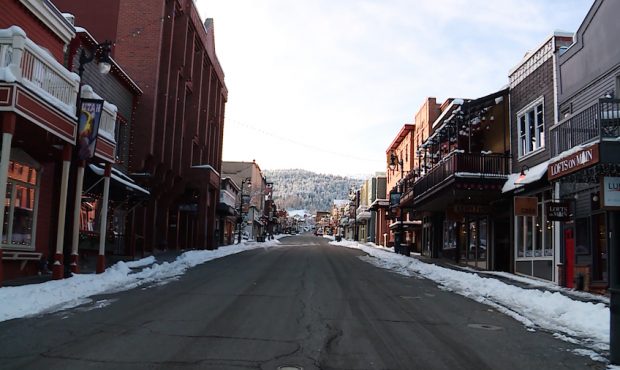 Main Street in Park City was empty on March 27, as a stay-at-home order went into effect in Summit ...