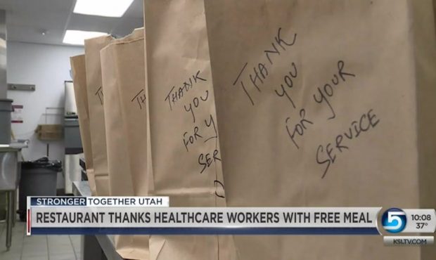 Salt Lake Restaurant Chain Provides Free Meals To Healthcare Workers