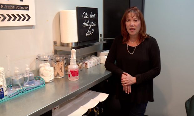 Wax Me Too owner Jolie Arsenault had her salon stock up on supplies as concerns grew over the coron...