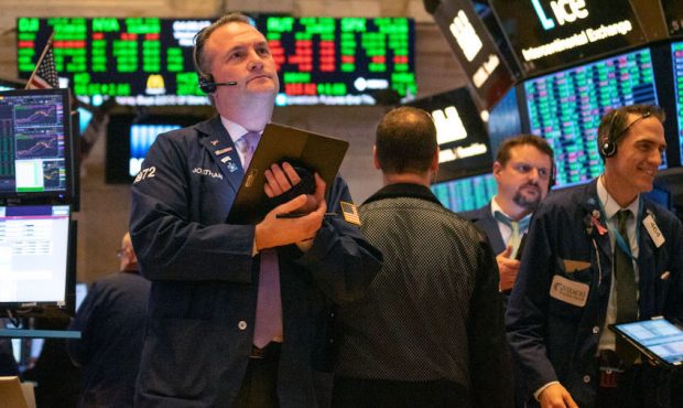 Traders working the floor of the New York Stock Exchange (NYSE) on March 4, 2020 in New York City. ...