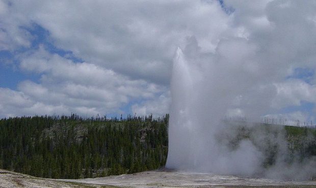 Old Faithful geyser in Yellowstone National Park
(Photo: Daniel Mayer)...