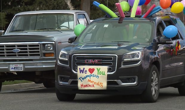 Utah Teachers Connect With Students Through Neighborhood Parades