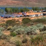 Sand Hollow State Park was forced to turn away visitors at one point on Saturday. (Herm Ruseler)